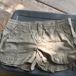 Guess Khaki Women Cargo Shorts